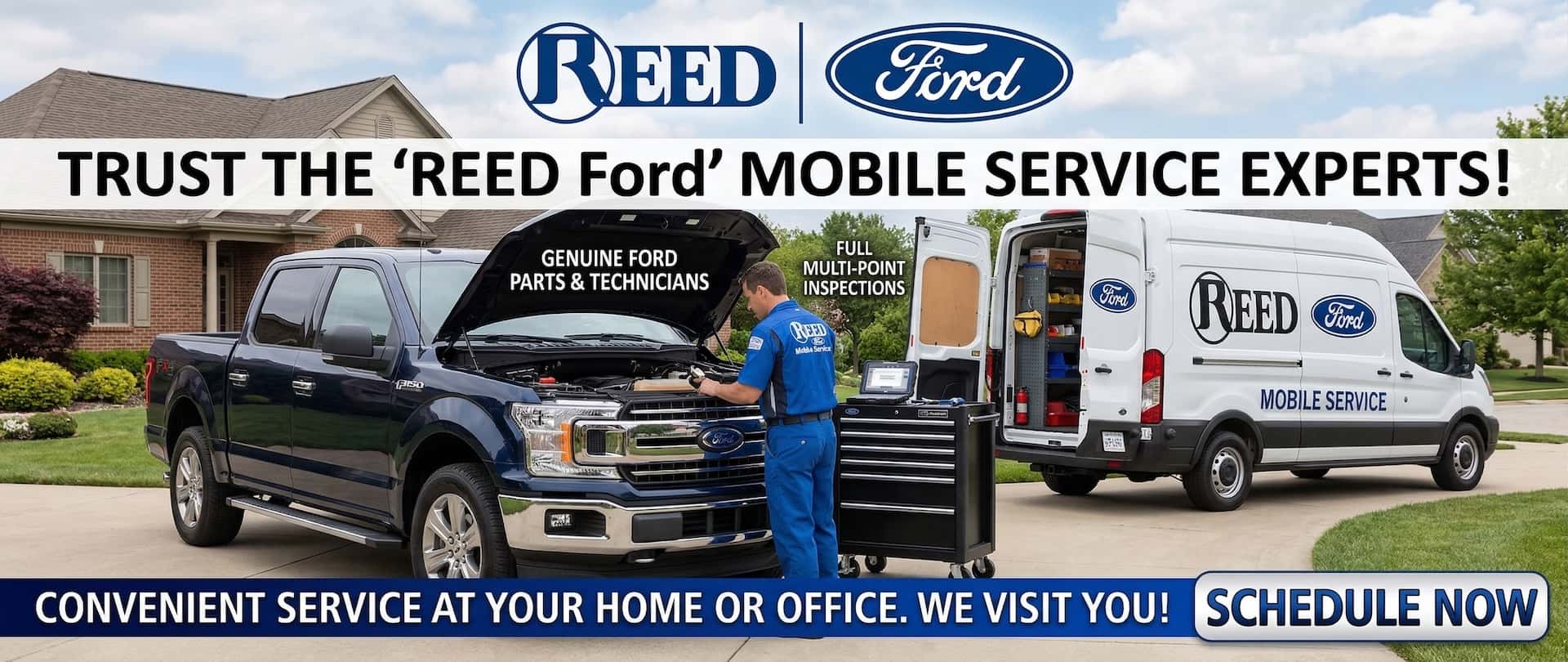 Should You Choose Ford Mobile Service or In-Shop Maintenance at Reed Ford of Harrisonville?